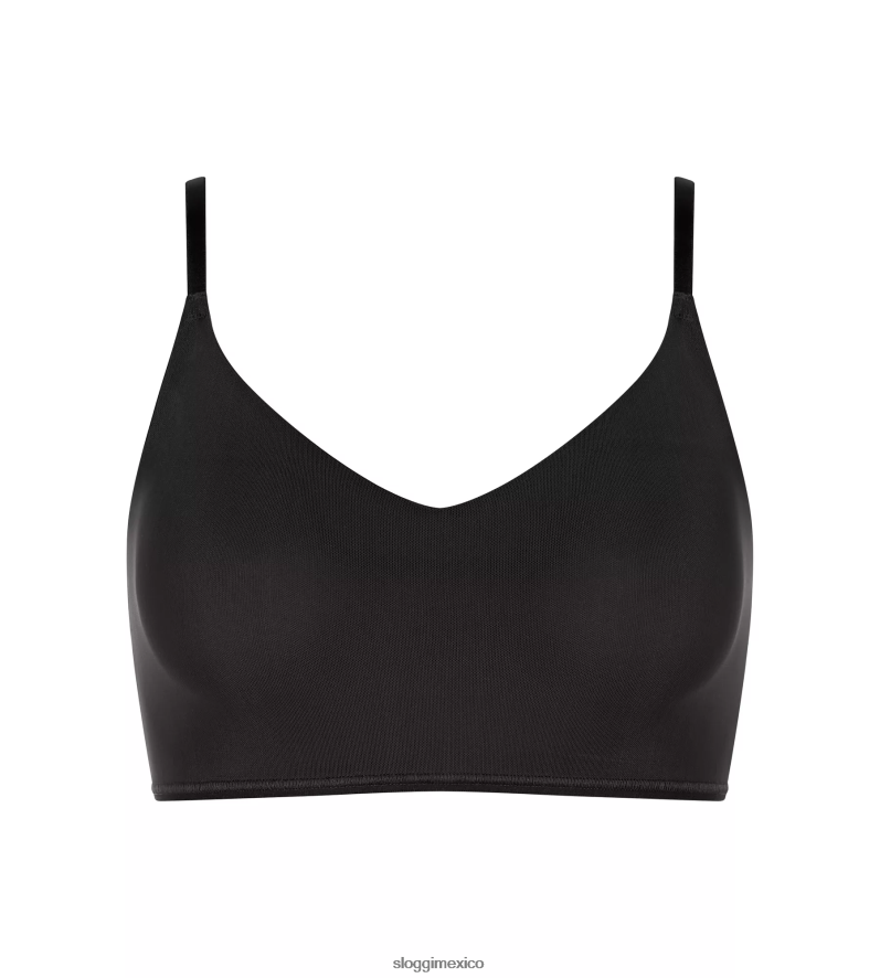 sujetadores | mx sloggi mujer top sujetador soft adapt negro 220XJH155