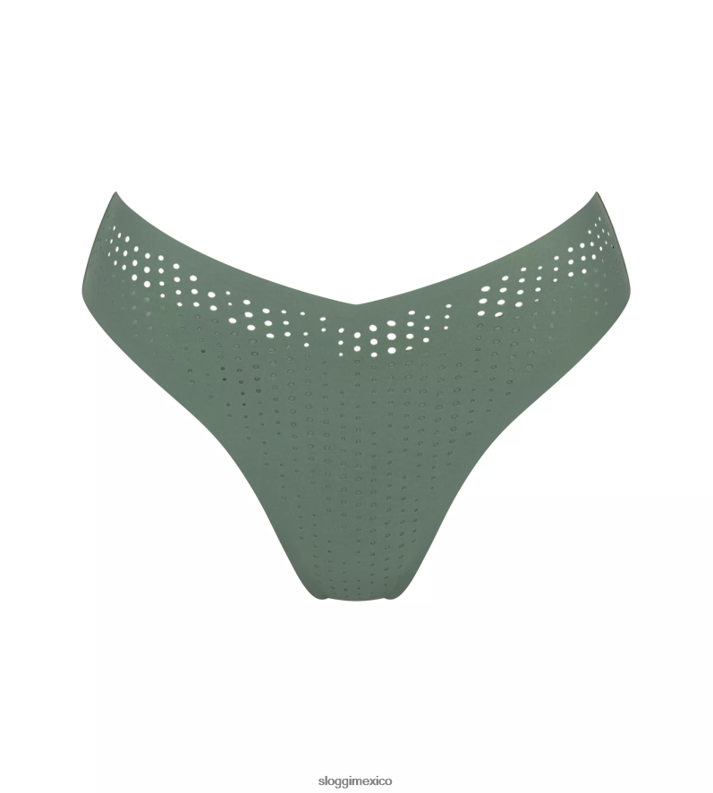 trajes de baño mx sloggi mujer braguitas de bikini de pernera alta arienzo de Shore verde urbano 220XJH232